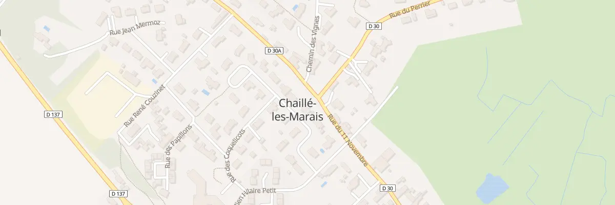 Plan du 8 Rue des bleuets à Chaillé-les-Marais