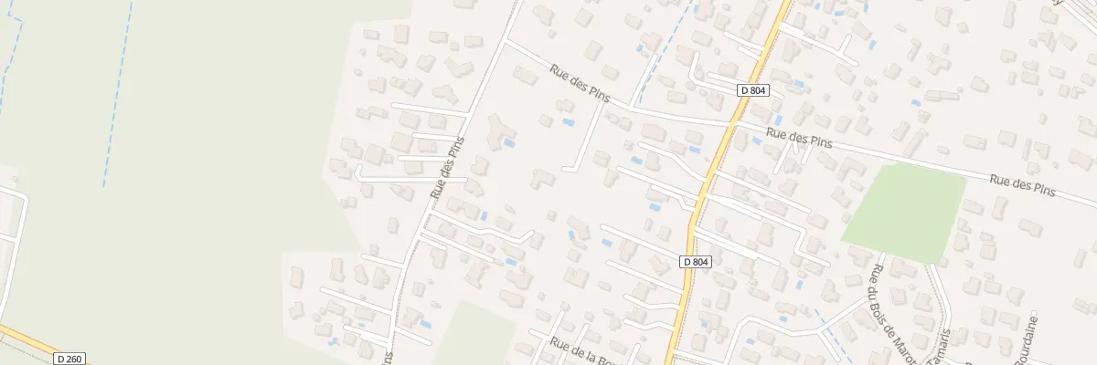Plan du 39 Rue des Pins au Teich
