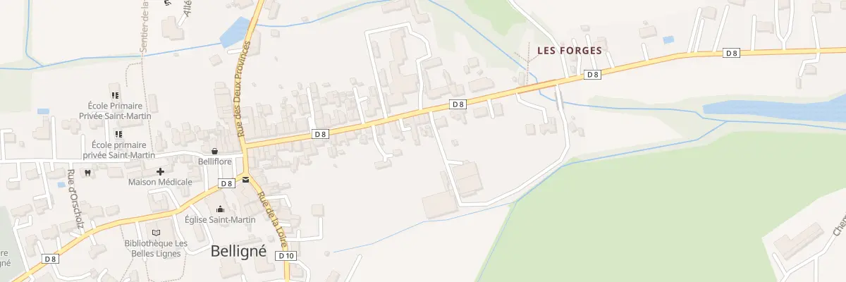 Plan du 200 Rue du Capitaine Étienne à Loireauxence