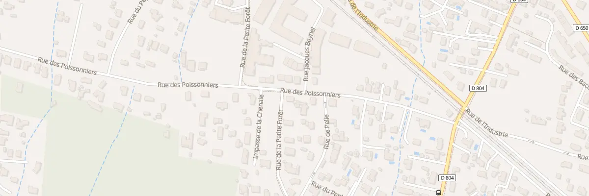 Plan du 21B Rue des Poissonniers au Teich