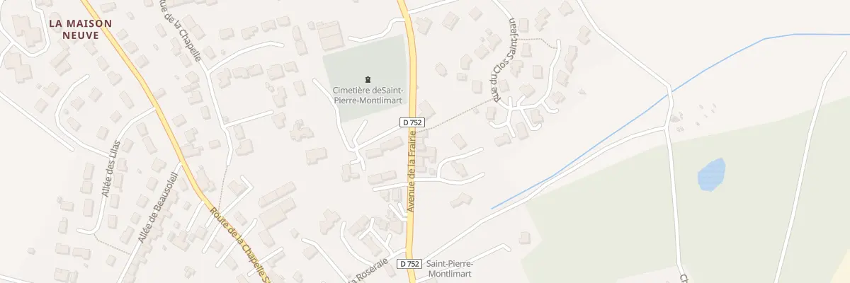 Plan du 20 Av de la Frairie (St-P-Montli à Montrevault-sur-Èvre