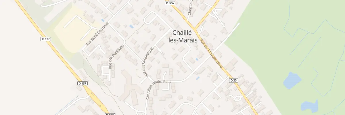 Plan du 5 Rue des bleuets à Chaillé-les-Marais
