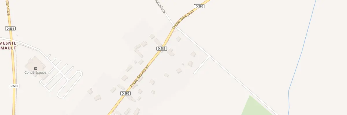 Plan du 92A Rte de Saint-Jean à Condé-sur-Vire