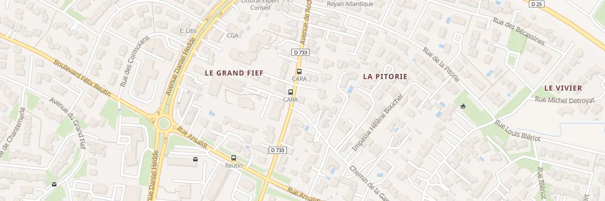 Plan du 85 Av de Rochefort à Royan