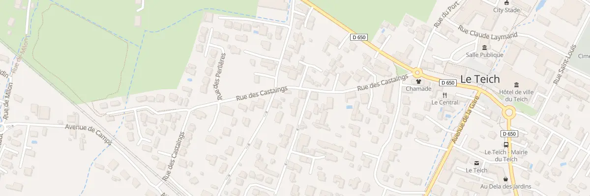 Plan du 17B Rue des Castaings au Teich