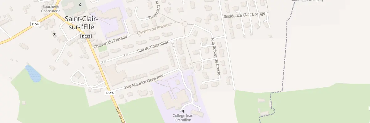 Plan du 11 Rue Maurice Genevoix à Saint-Clair-sur-l’Elle