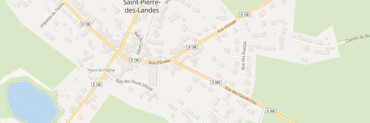 Plan du 14 Rue d’Ernée à Saint-Pierre-des-Landes