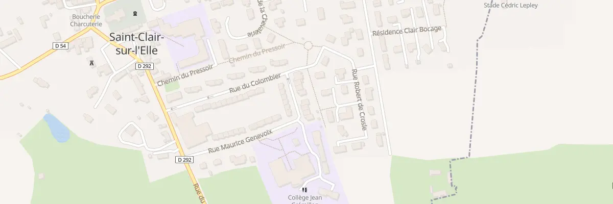 Plan du 9 Rue Maurice Genevoix à Saint-Clair-sur-l’Elle