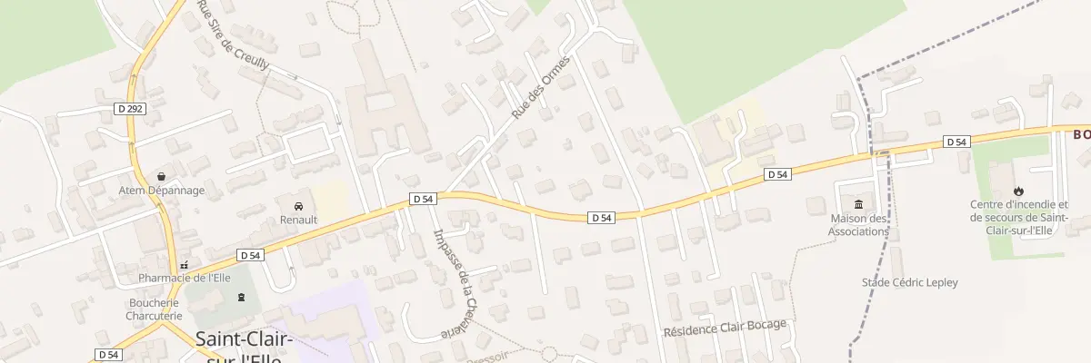 Plan du 331 Rue de la Libération à Saint-Clair-sur-l’Elle