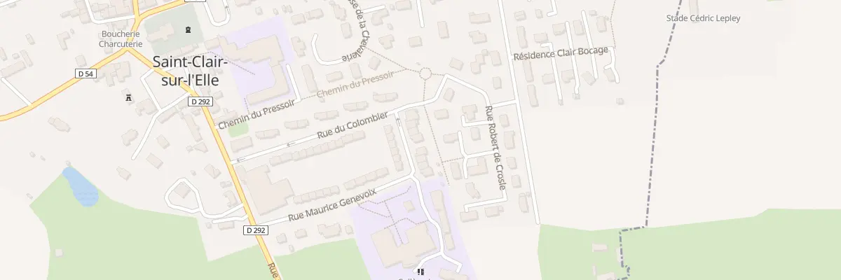 Plan du 7 Rue Maurice Genevoix à Saint-Clair-sur-l’Elle