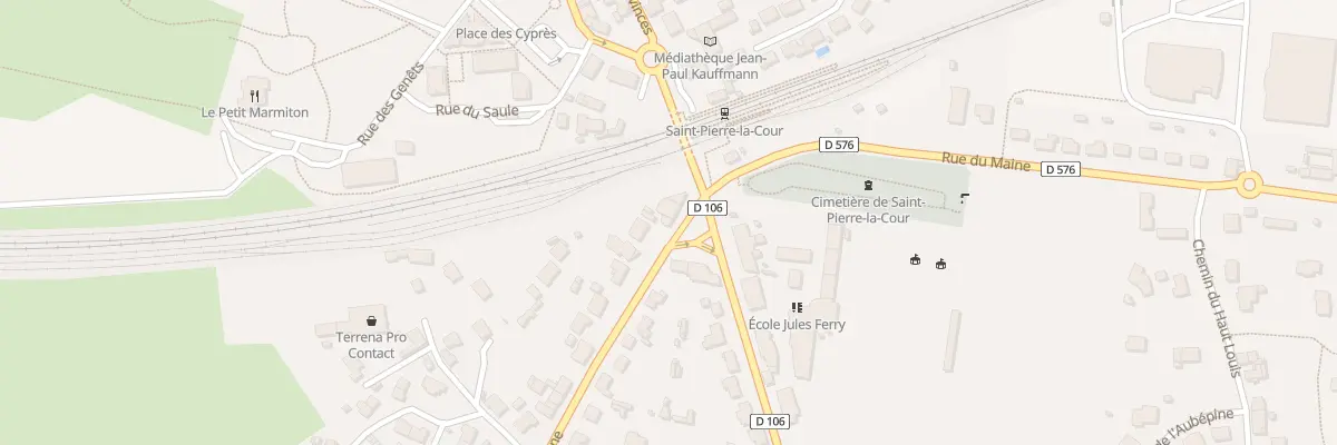 Plan du 6 Rue de Bretagne à Saint-Pierre-la-Cour