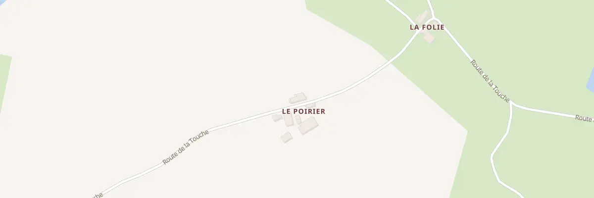 Plan du 2056 Rte de la Touche à Saint-Pierre-des-Landes