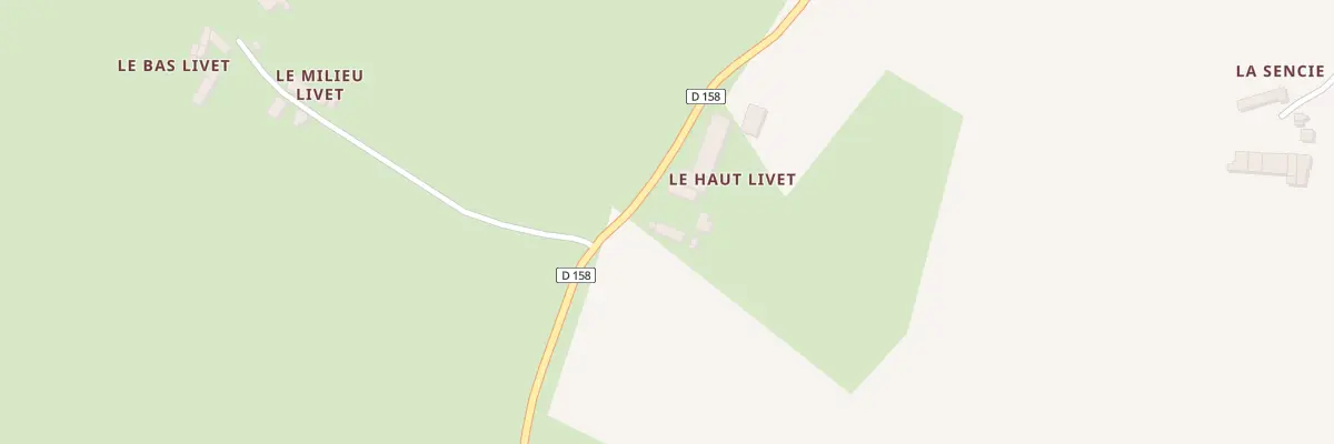 Plan du 1 Le Haut Livet à La Croixille