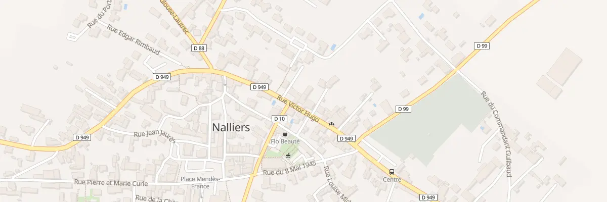 Plan du 43 Rue victor hugo à Nalliers