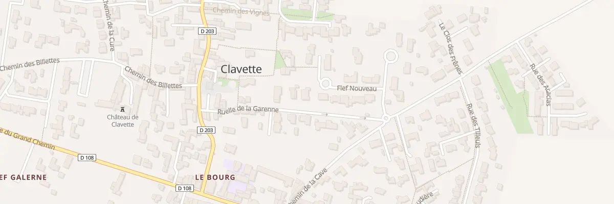 Plan du 17 Rle de la Garenne à Clavette