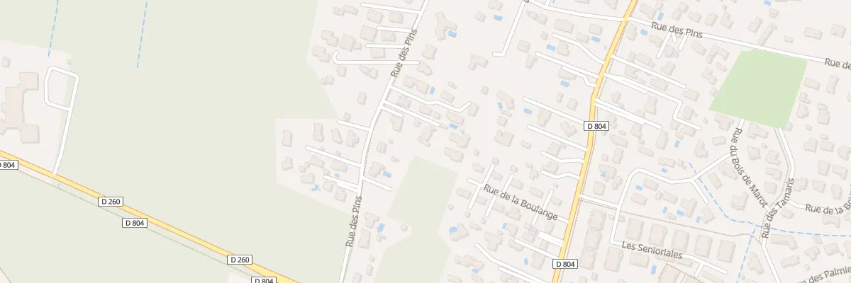 Plan du 51 Rue des Pins au Teich