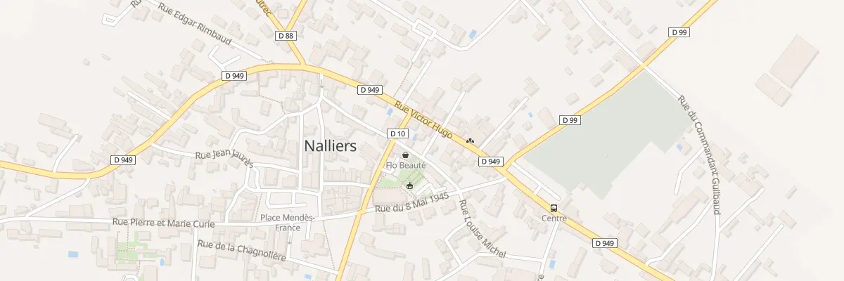 Plan du 36 Rue victor hugo à Nalliers