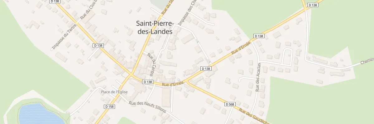 Plan du 25 Rue d’Ernée à Saint-Pierre-des-Landes