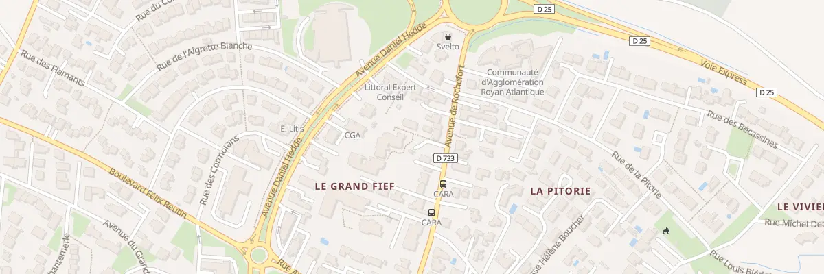 Plan du 92 Av de Rochefort à Royan