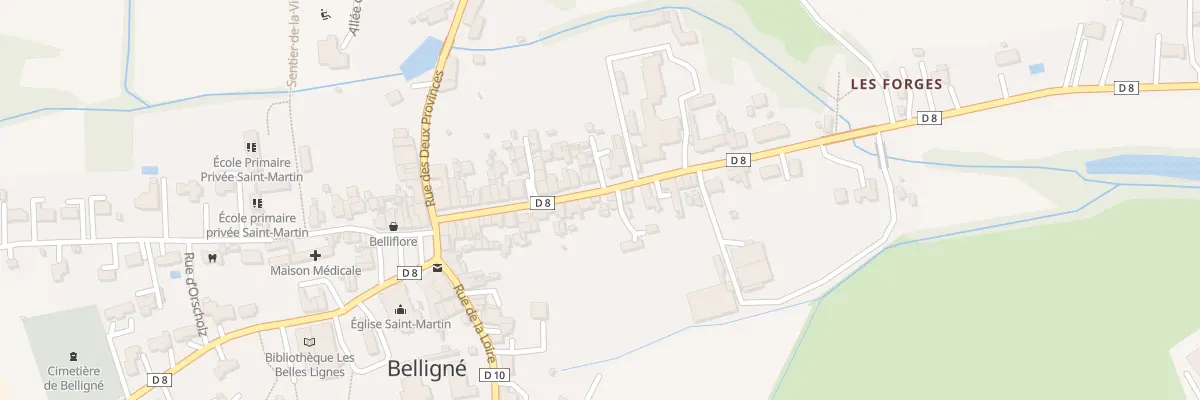 Plan du 128 Rue du Capitaine Étienne à Loireauxence