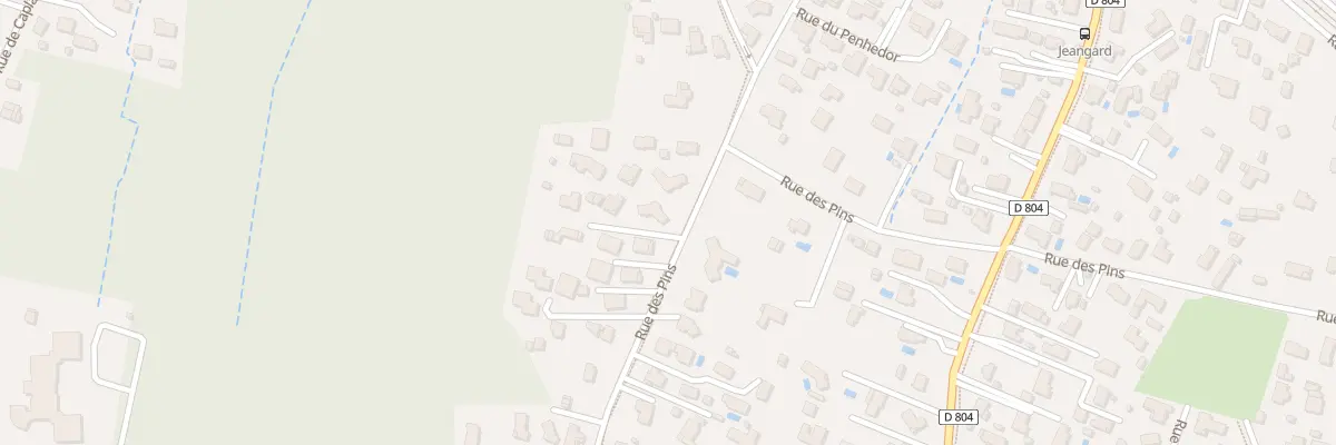 Plan du 9010 Rue des Pins au Teich