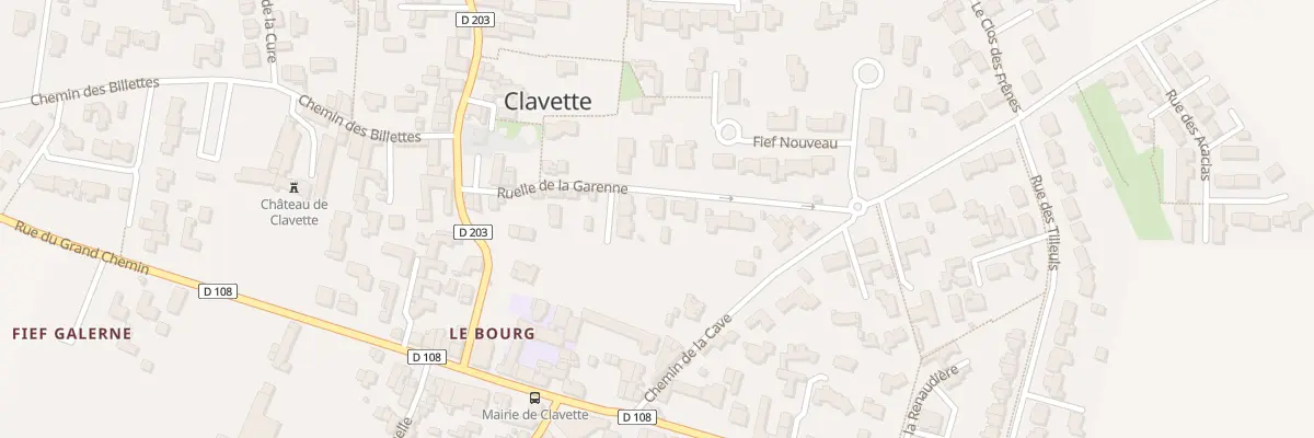 Plan du 8 Rle de la Garenne à Clavette