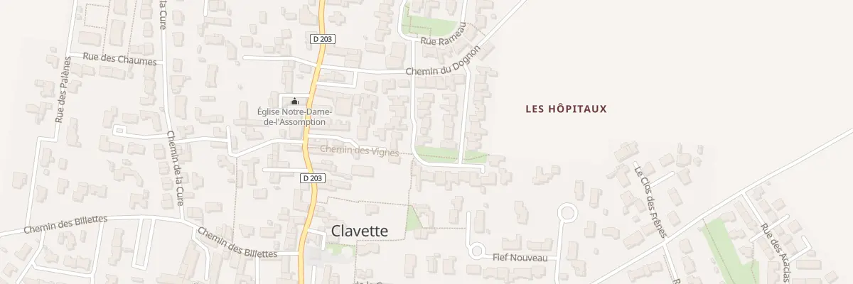 Plan du 11 Rue du Charron Forgeron à Clavette
