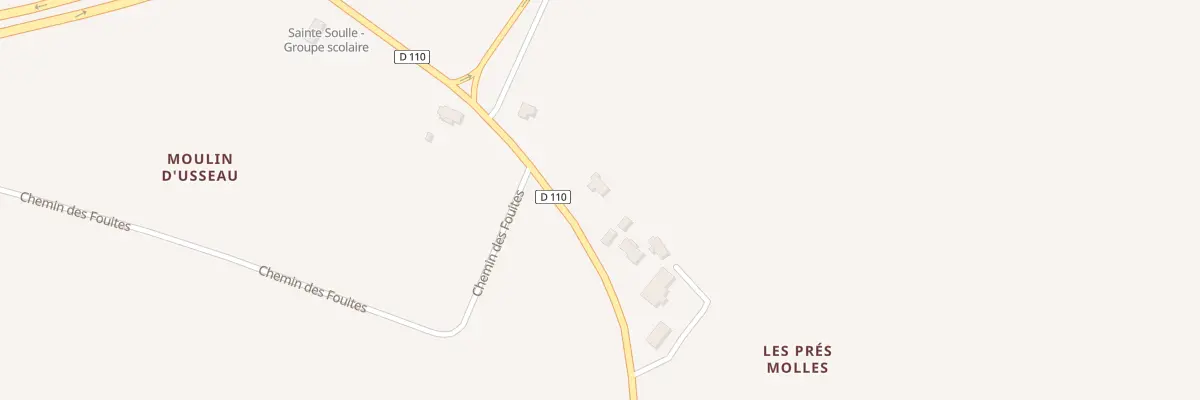 Plan du 5575 Rue de Chavagne à Sainte-Soulle