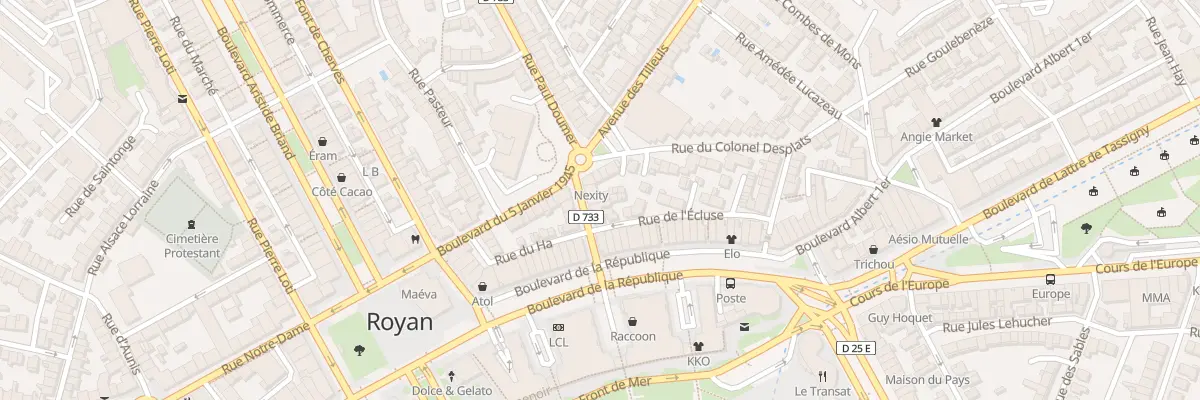 Plan du 7 Rue Paul Doumer à Royan