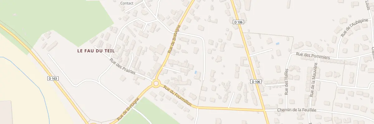 Plan du 7 Cour du Fau du Teil à Saint-Pierre-la-Cour
