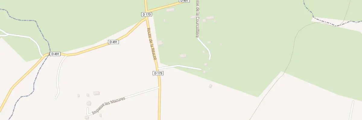 Plan du 5024 La Courcolliere à Lingeard