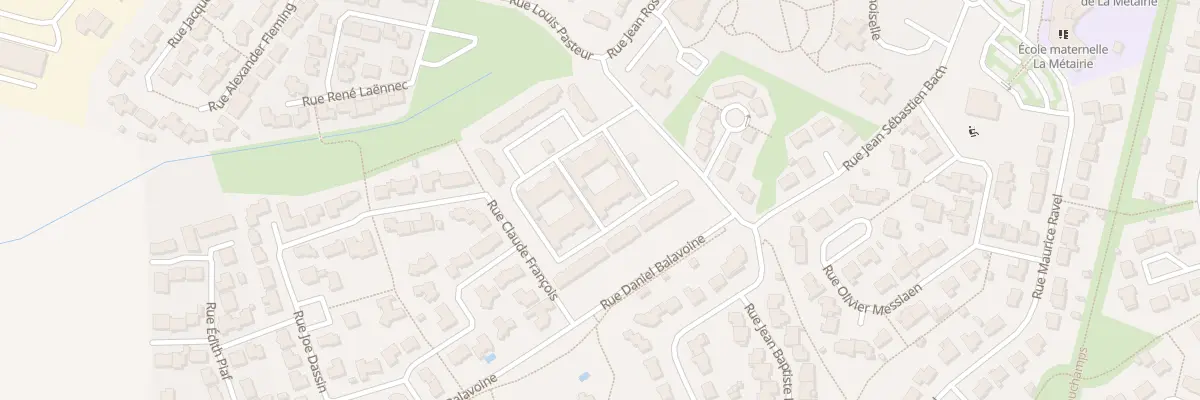 Plan du 14 Rue Edouard Lalo aux Herbiers