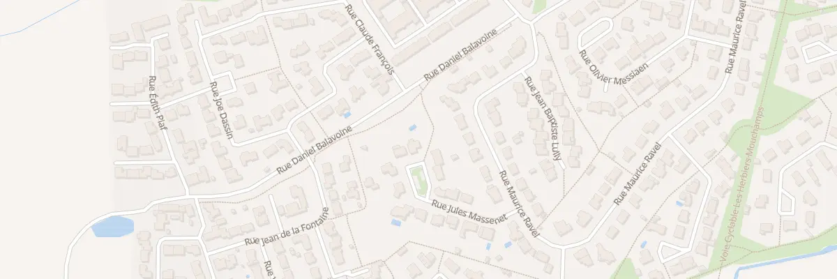Plan du 12 Rue Jules Massenet aux Herbiers