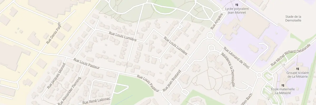 Plan du 4 Rue Ambroise Paré aux Herbiers