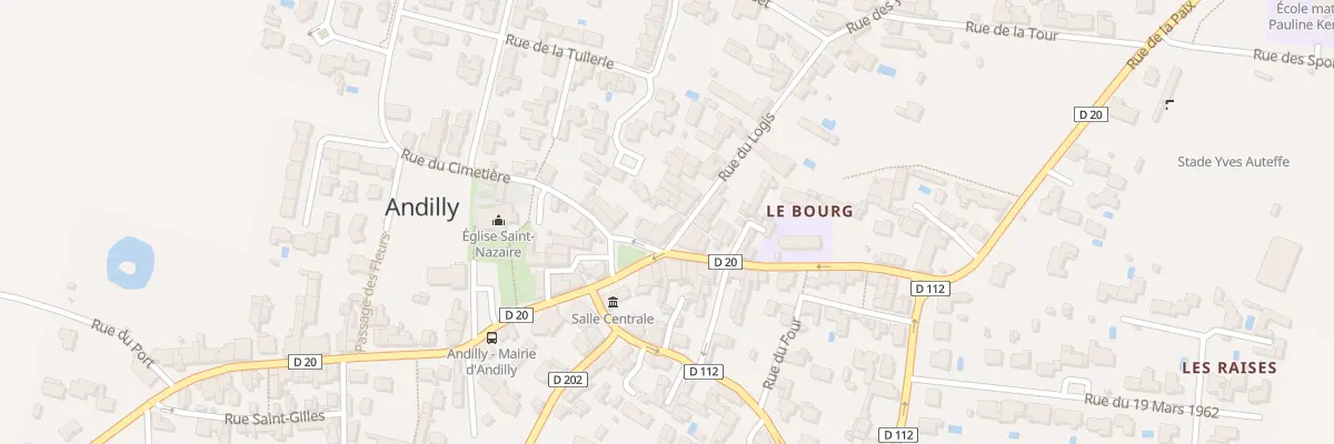 Plan du 1 Rue du Logis à Andilly