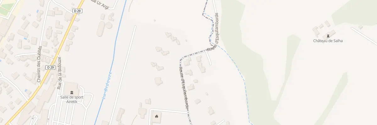 Plan du 735 Rte d’Esquilamborde à Aïcirits-Camou-Suhast