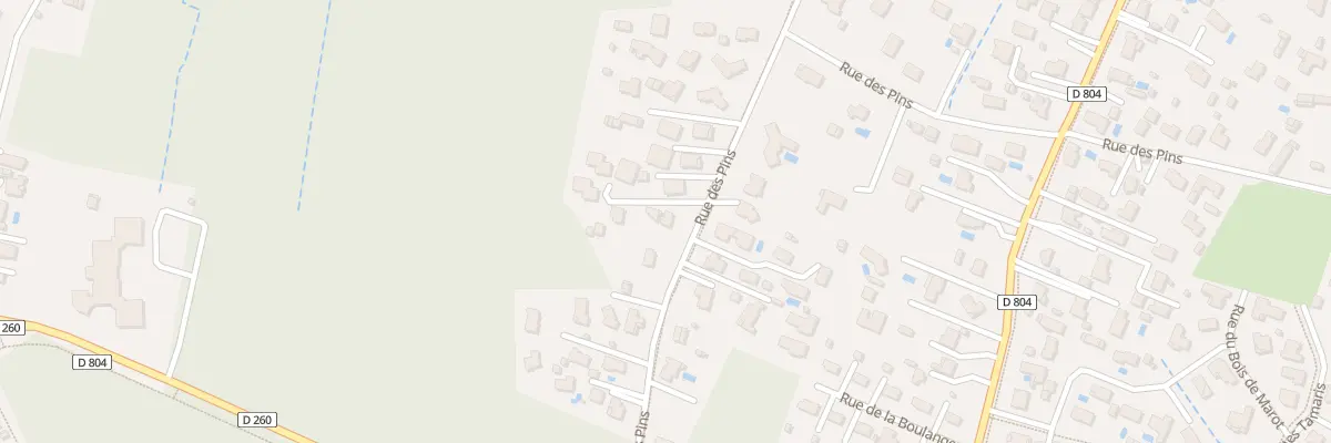 Plan du 36 Rue des Pins au Teich
