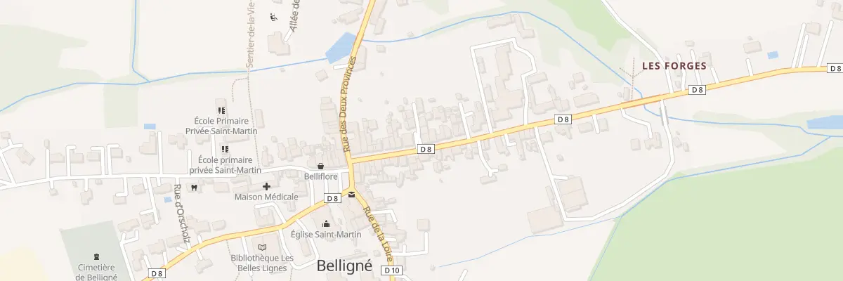 Plan du 83A Rue du Capitaine Étienne à Loireauxence