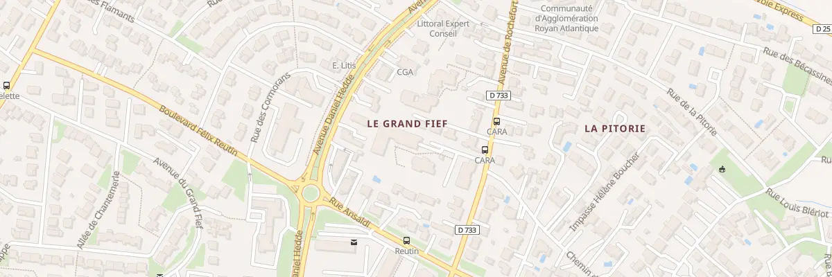 Plan du 82 Av de Rochefort à Royan