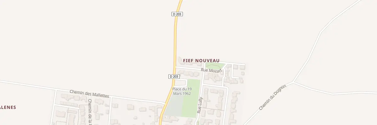 Plan du 3 Rue Mozart à Clavette