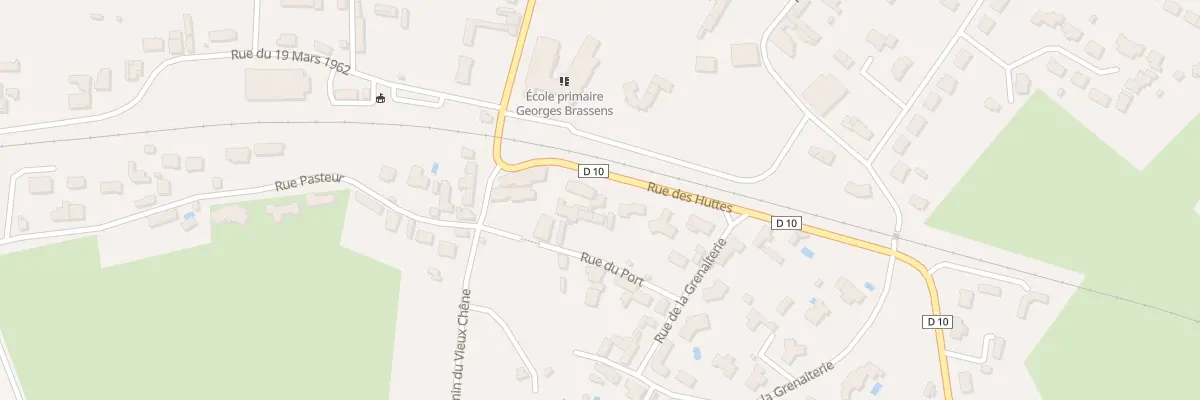 Plan du 11 Rue des huttes à Nalliers