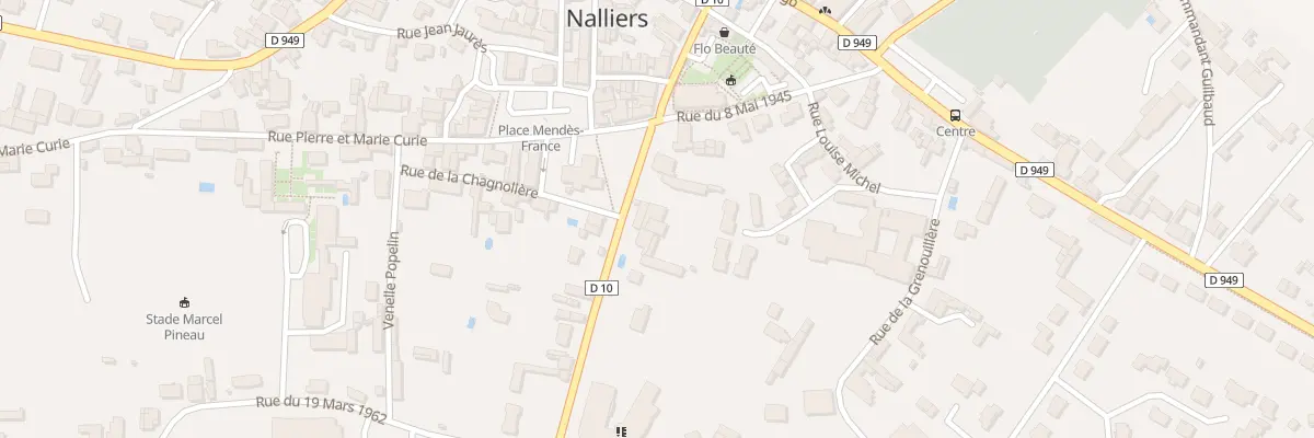 Plan du 19 Rue brantôme à Nalliers