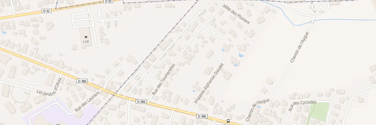 Plan du 10 Rue des Tourterelles à Narrosse
