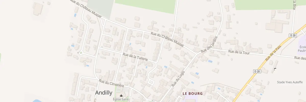 Plan du 6 Rue de la Tuilerie à Andilly