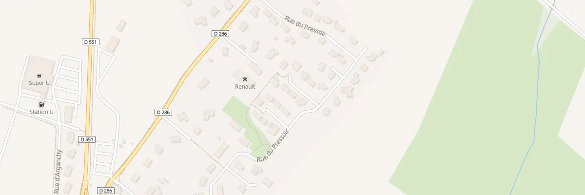 Plan du 38 Rue du Pressoir à Condé-sur-Vire