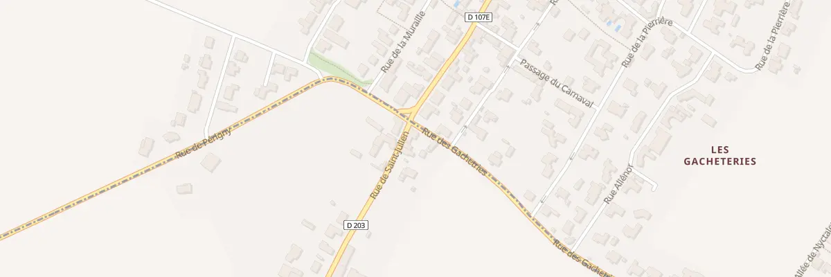 Plan du 1 Rue de Saint-julien à Montroy