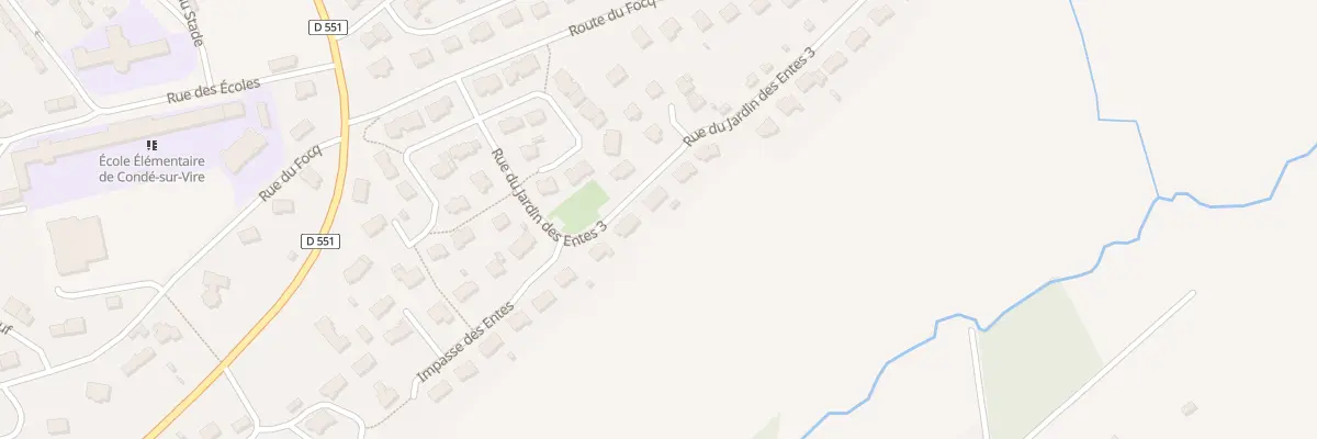 Plan du 10 Rue du Jardin des Entes à Condé-sur-Vire