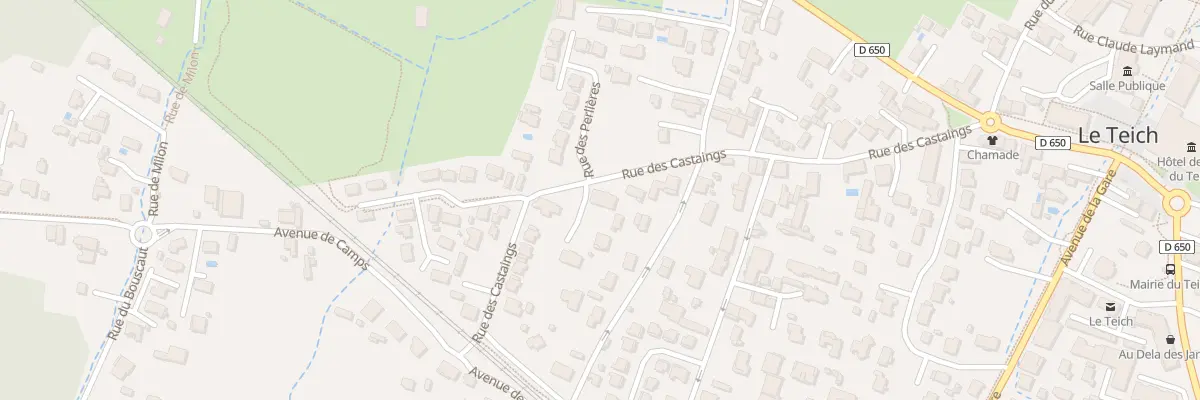 Plan du 31 Rue des Castaings au Teich