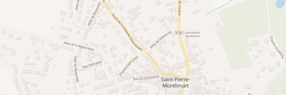 Plan du 8 Rue de la Chapelle à Montrevault-sur-Èvre