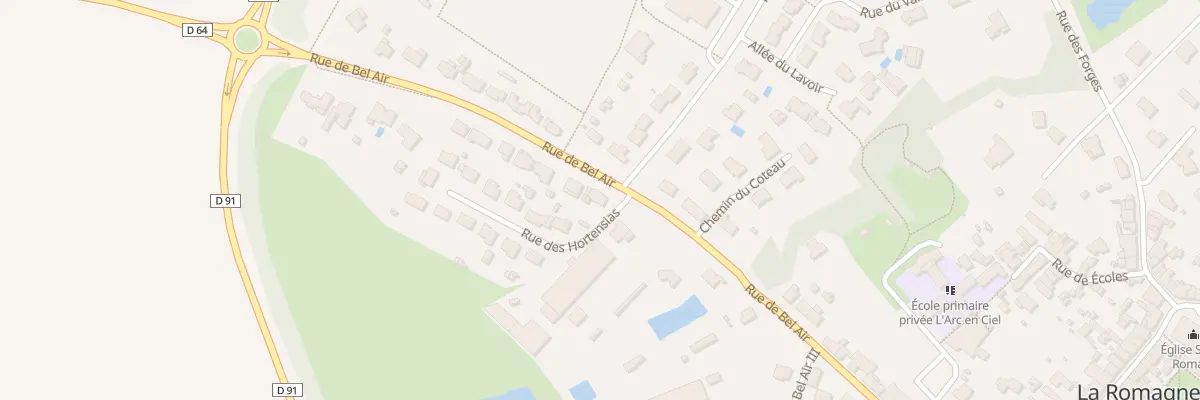 Plan du 31 Rue de Bel Air à La Romagne